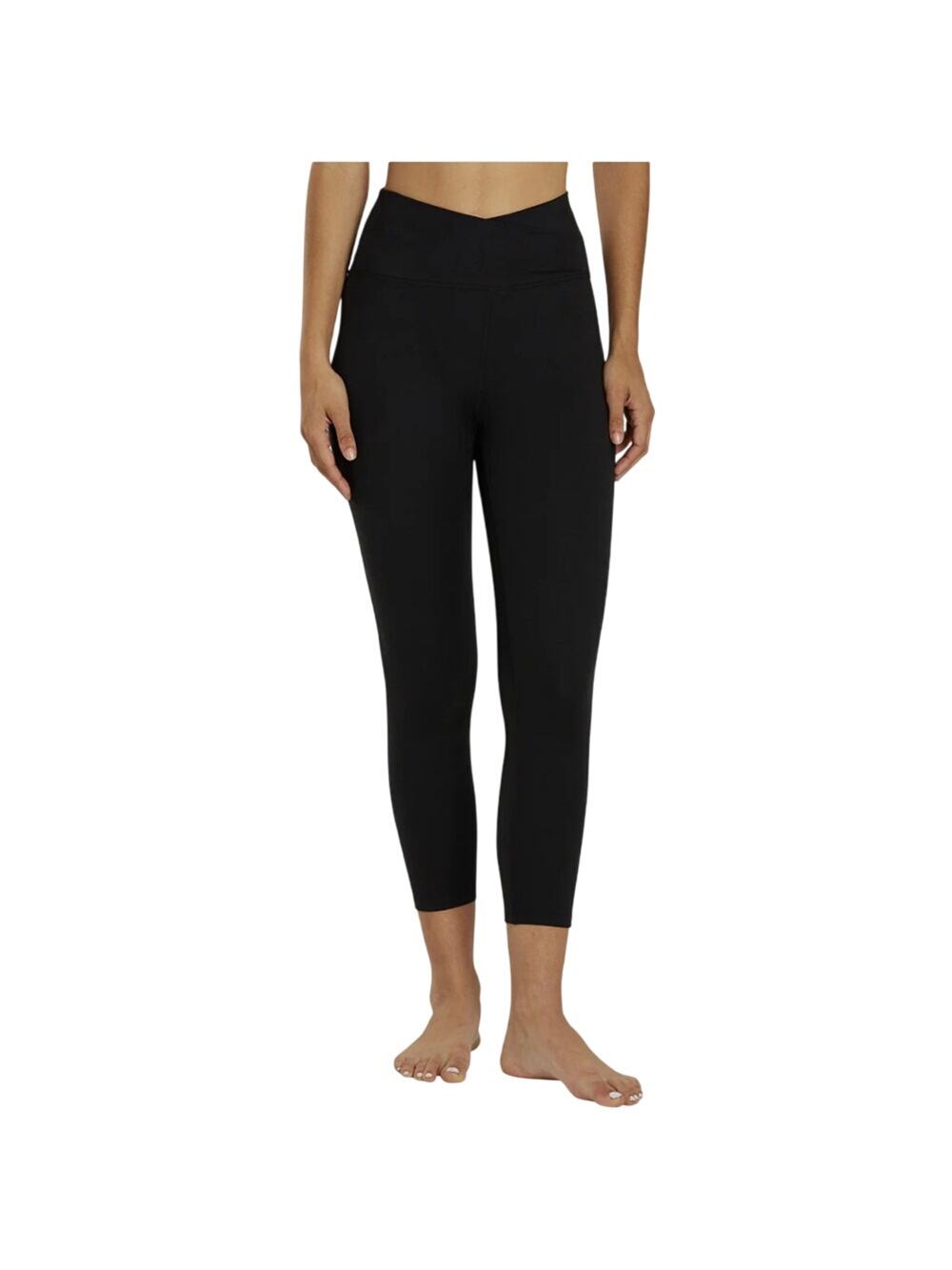 Balance Collection Black Leggings Capri Zen Crossover WMNS S Hi Rise Athleisure
